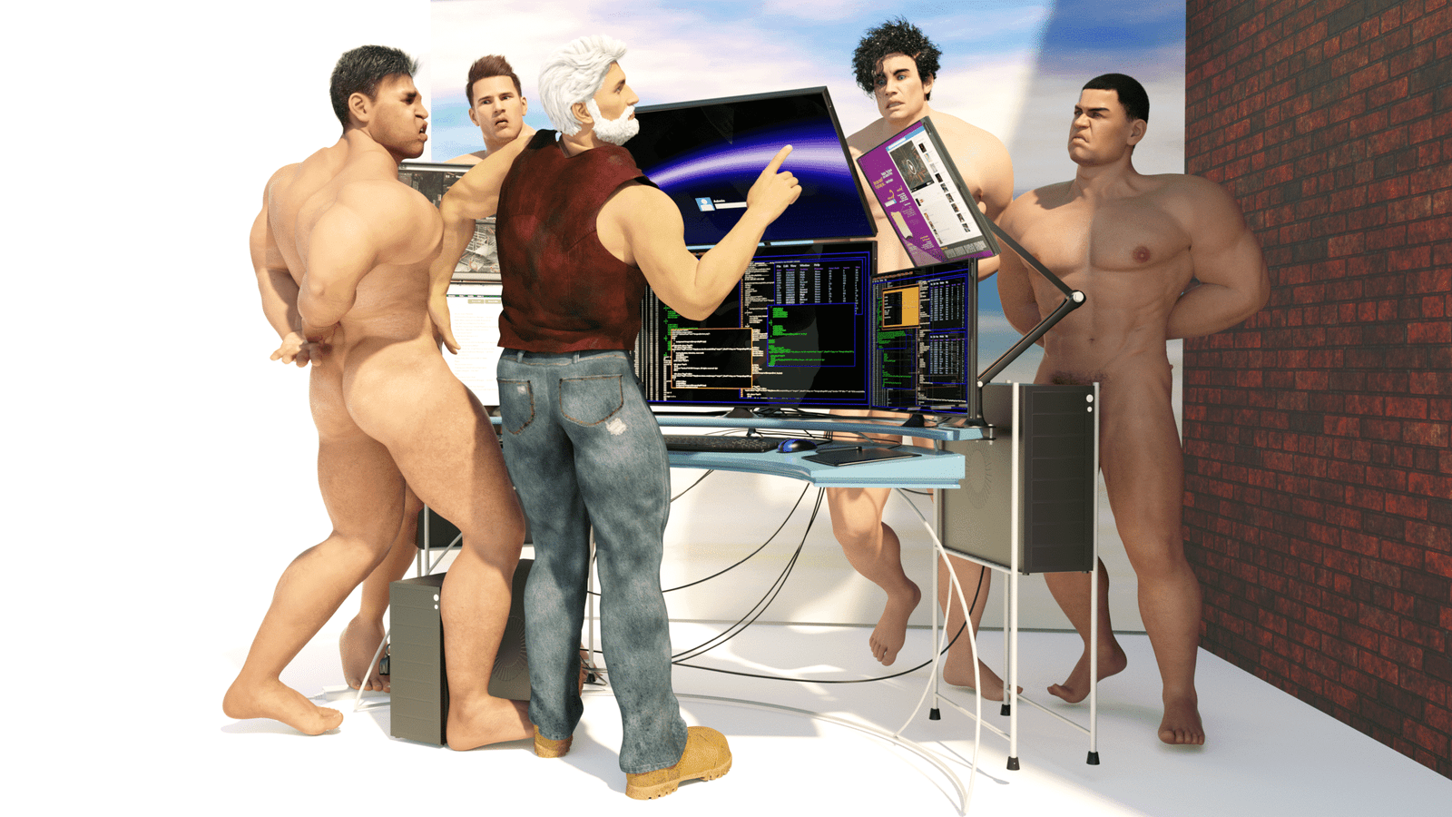 digital version of four helpers with Madeira Desouza