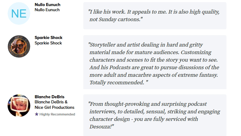 recommendations provided from alignable.com