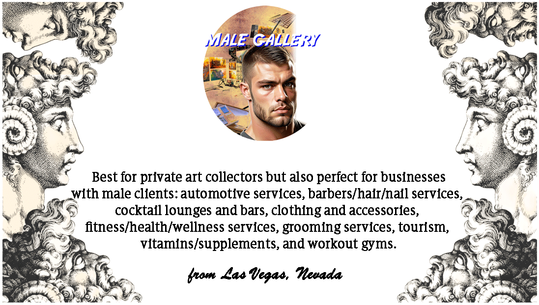 On this page you will find the complete list of posted prices for Male Gallery Vegas male gallery image