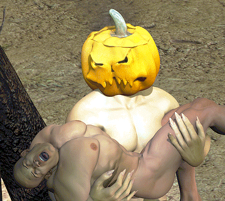 pumpkin horror theme